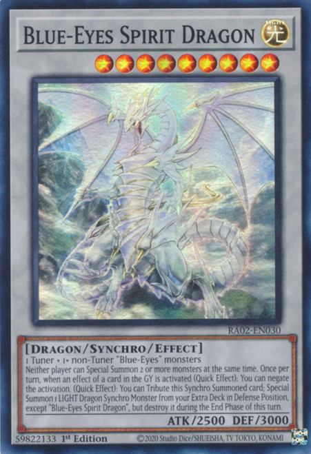 RA02-EN030 Blue-Eyes Spirit Dragon (Ultra Rare)