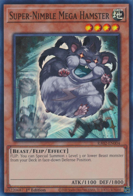 RA02-EN004 Super-Nimble Mega Hamster (Secret Rare)