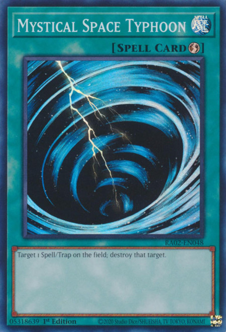 RA02-EN048 Mystical Space Typhoon (Secret Rare)