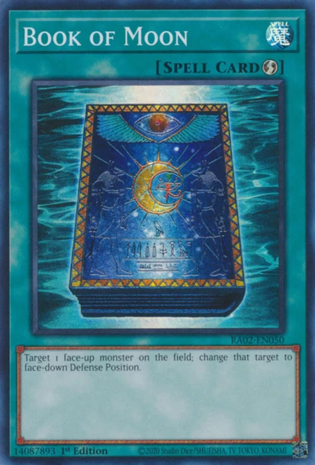 RA02-EN050 Book of Moon (Secret Rare)