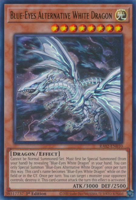 RA02-EN010 Blue-Eyes Alternative White Dragon (Platinum Secret Rare)