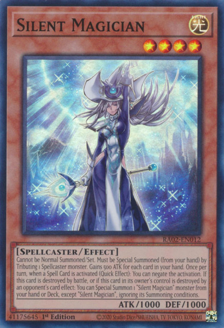 RA02-EN012 Silent Magician (Quarter Century Secret Rare)