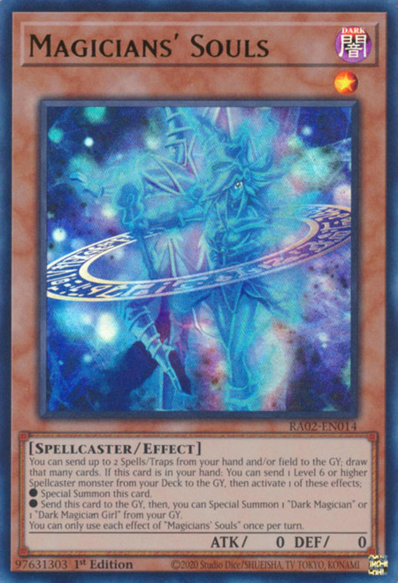 RA02-EN014 Magicians' Souls (Quarter Century Secret Rare)