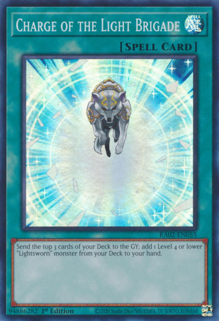 RA02-EN055 Charge of the Light Brigade (Quarter Century Secret Rare)