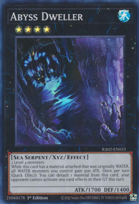 RA02-EN033 Abyss Dweller (Ultimate Rare)
