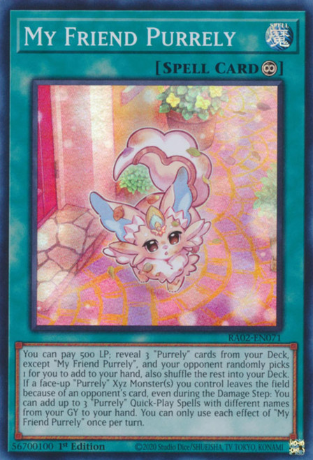 RA02-EN071 My Friend Purrely (Ultimate Rare)