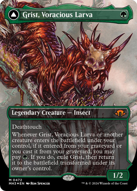 Grist, Voracious Larva // Grist, the Plague Swarm (Textured Foil)