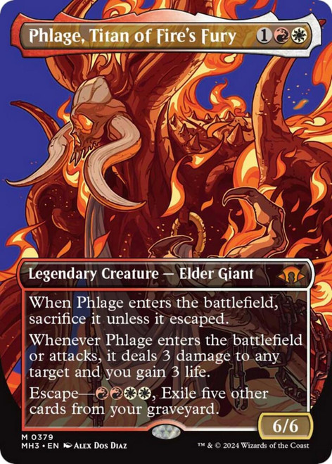 Phlage, Titan of Fire's Fury (Borderless Profile)