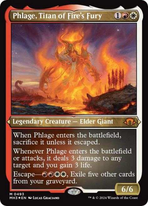Phlage, Titan of Fire's Fury (Etched Foil)