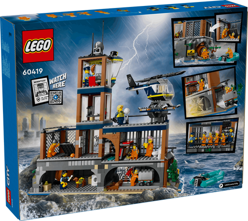 City Police Prison Island with Helicopter Toy 60419