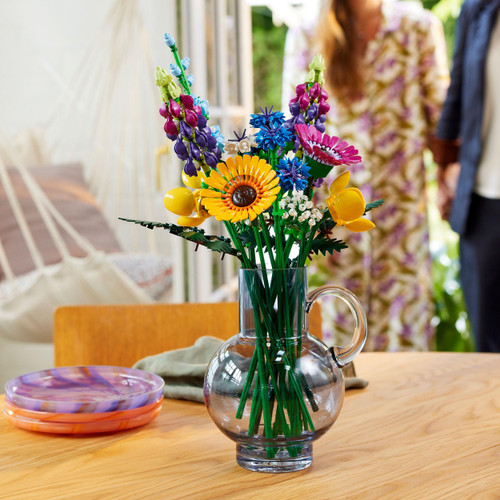 Icons Wildflower Bouquet Flowers Set for Adults 10313