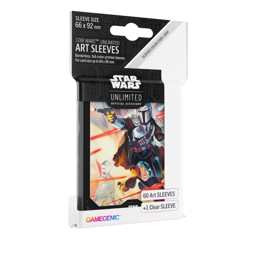 Gamegenic Star Wars: Unlimited Art Sleeves - Mandalorian
