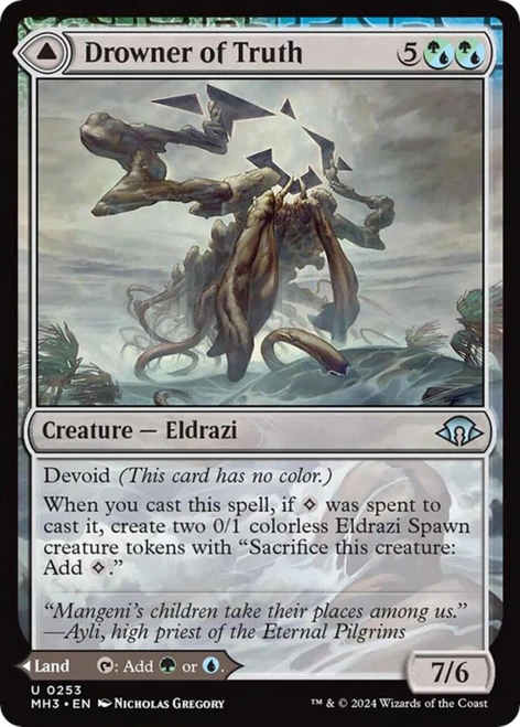 Drowner of Truth // Drowned Jungle (Foil)