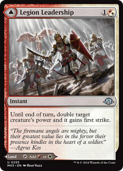 Legion Leadership // Legion Stronghold (Foil)
