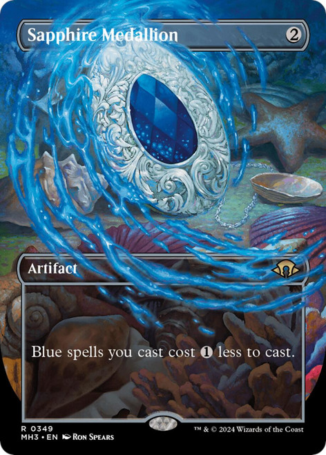 Sapphire Medallion (Frame Break) (Foil)