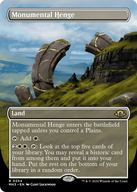 Monumental Henge (Borderless Art) (Foil)