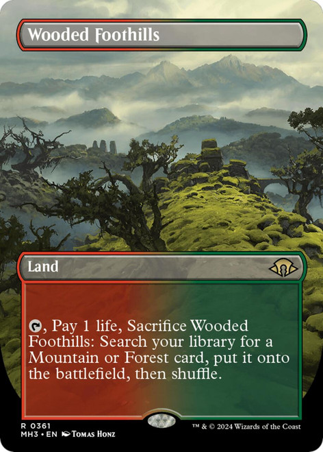 Wooded Foothills (Borderless Art) (Foil)