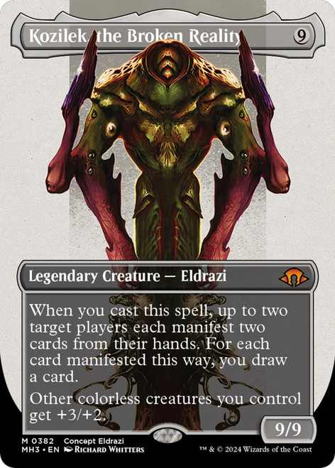 Kozilek, the Broken Reality (Borderless Concept) (Foil)