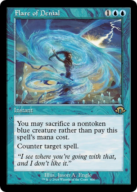 Flare of Denial (Retro Frame) (Foil)