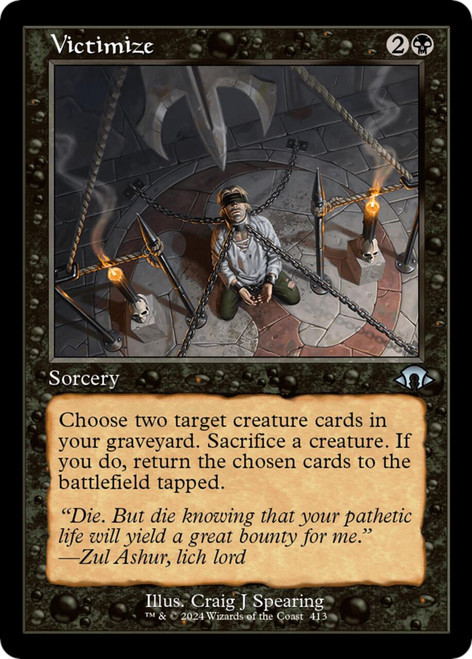 Victimize (Retro Frame) (Foil)