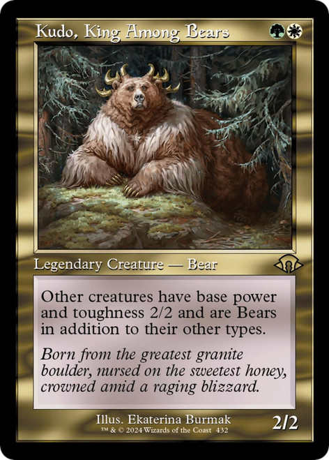 Kudo, King Among Bears (Retro Frame) (Foil)