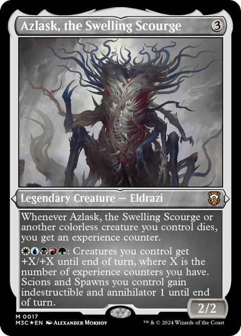 Azlask, the Swelling Scourge (Etched Foil)