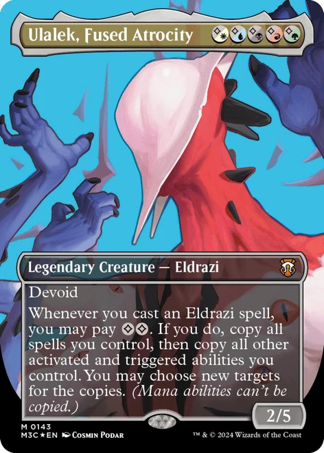 Ulalek, Fused Atrocity (Borderless Profile Ripple Foil)