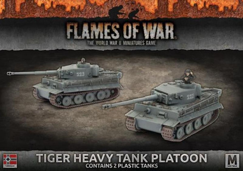 Flames of War - German - Tiger Heavy Tank Platoon (x2, Plastic)