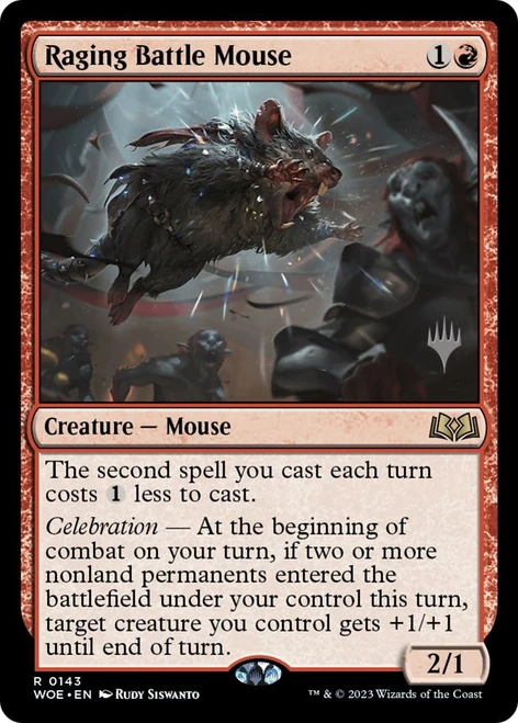 Raging Battle Mouse (Promo Pack Non-Foil)