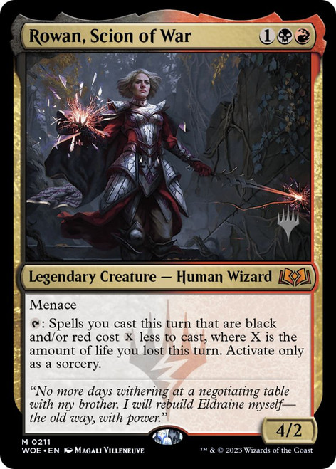 Rowan, Scion of War (Promo Pack Non-Foil)