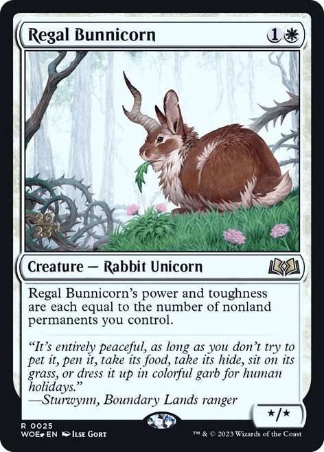 Regal Bunnicorn (Prerelease Foil)