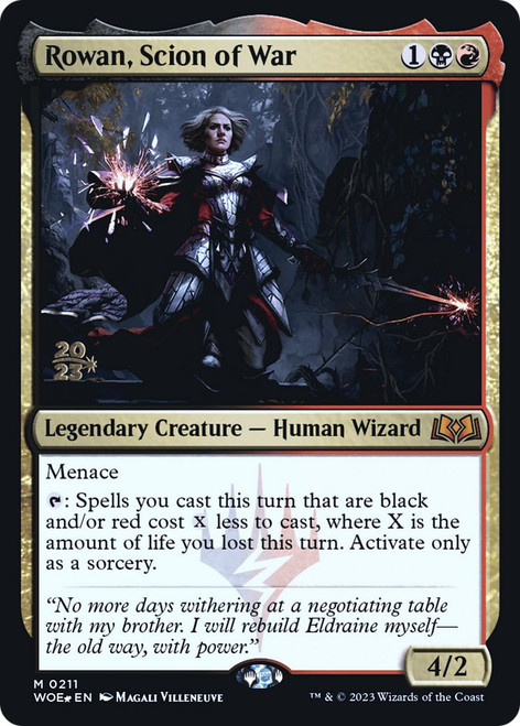 Rowan, Scion of War (Prerelease Foil)