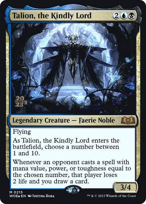 Talion, the Kindly Lord (Prerelease Foil)