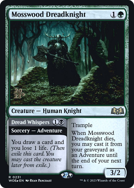 Mosswood Dreadknight (Prerelease Foil)