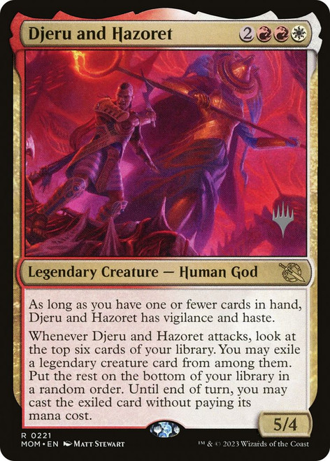 Djeru and Hazoret (Promo Pack Non-Foil)