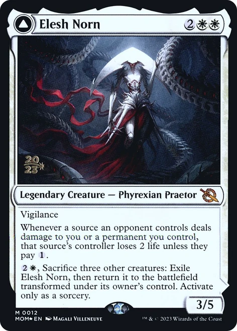 Elesh Norn // The Argent Etchings (Prerelease Foil)