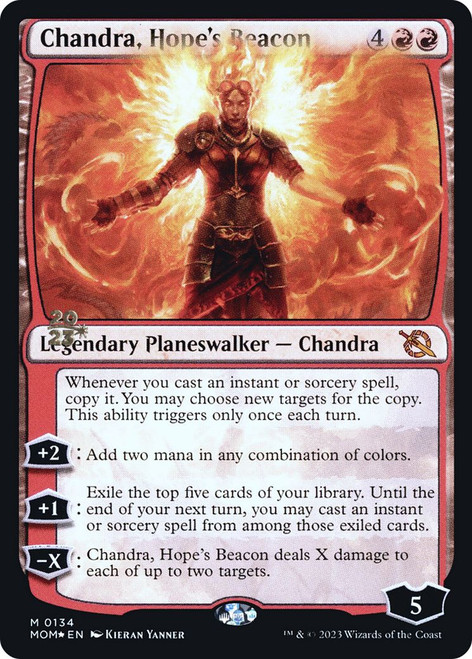 Chandra, Hope's Beacon (Prerelease Foil)