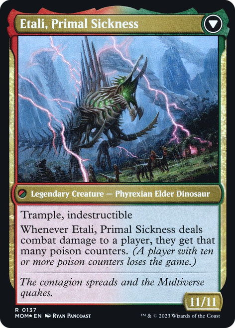 Etali, Primal Conqueror // Etali, Primal Sickness (Prerelease Foil)