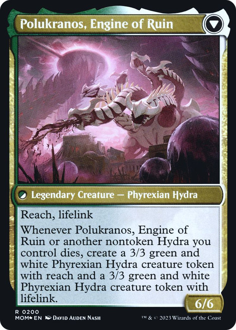 Polukranos Reborn // Polukranos, Engine of Ruin (Prerelease Foil)