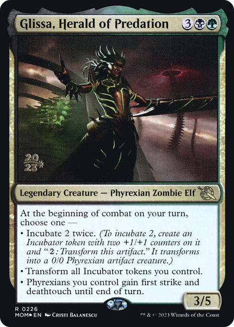 Glissa, Herald of Predation (Prerelease Foil)