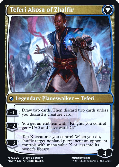 Invasion of New Phyrexia // Teferi Akosa of Zhalfir (Prerelease Foil)