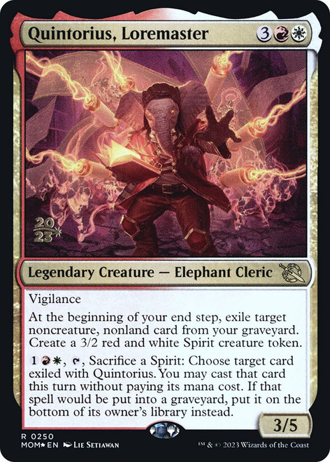 Quintorius, Loremaster (Prerelease Foil)