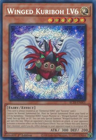 BLTR-EN001 Winged Kuriboh LV6 (Secret Rare)