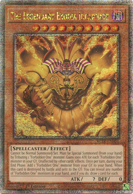 BLTR-EN051 The Legendary Exodia Incarnate (Quarter Century Secret Rare)