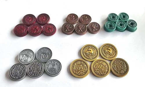 Scythe & Expeditions - 80 Metal Coins