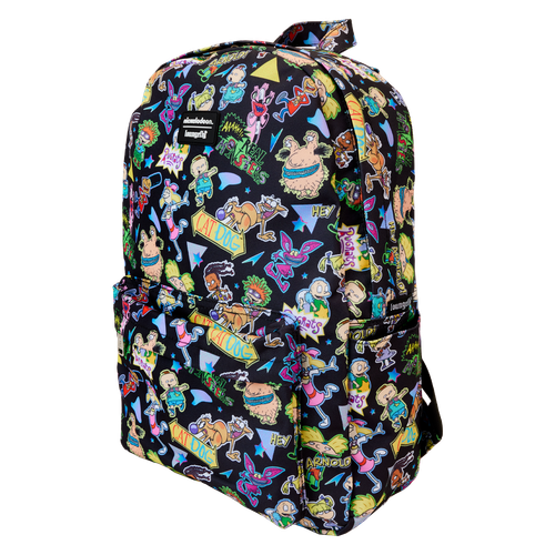 Nickelodeon: Character All-Over Print Nylon Full-Size Backpack