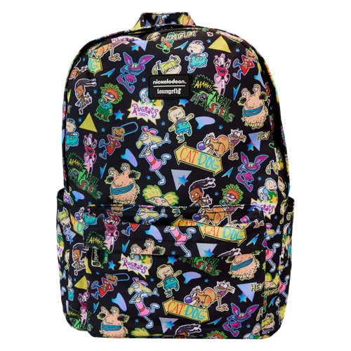 Nickelodeon: Character All-Over Print Nylon Full-Size Backpack