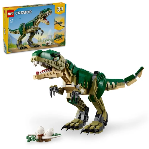 Creator 3in1 T. rex Figure, Toy Dinosaur Set 31151