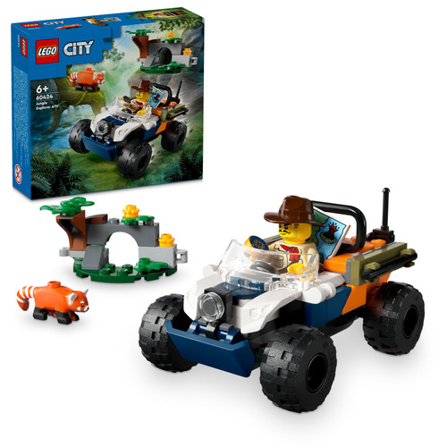 City Jungle Explorer ATV Red Panda Mission Set 60424