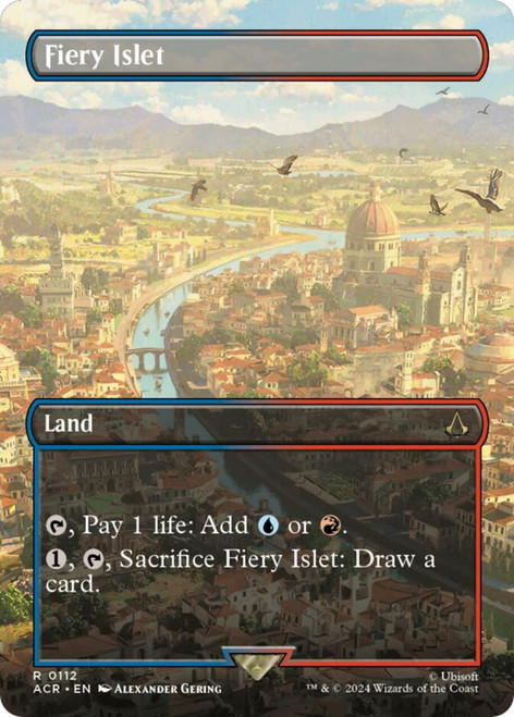 Fiery Islet (Borderless Art) | Universes Beyond: Assassin's Creed